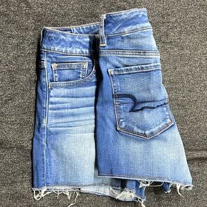 American eagle Blue Denim Cutoff Shorts